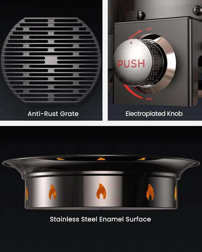 Portable Firepit With Grilling Grate