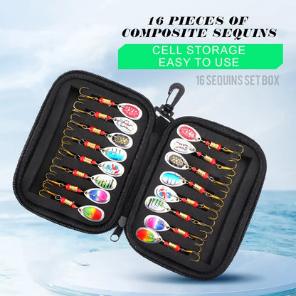 16 Piece Spinner Bait Collection