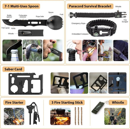250Pcs Emergency Survival Kit
